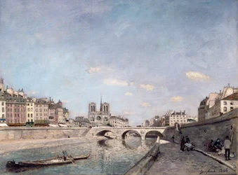 Die Seine und Notre-Dame in Paris